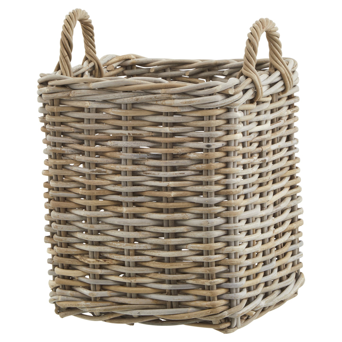 Set of 3 Kubu Rattan Square Storage Baskets - image 5