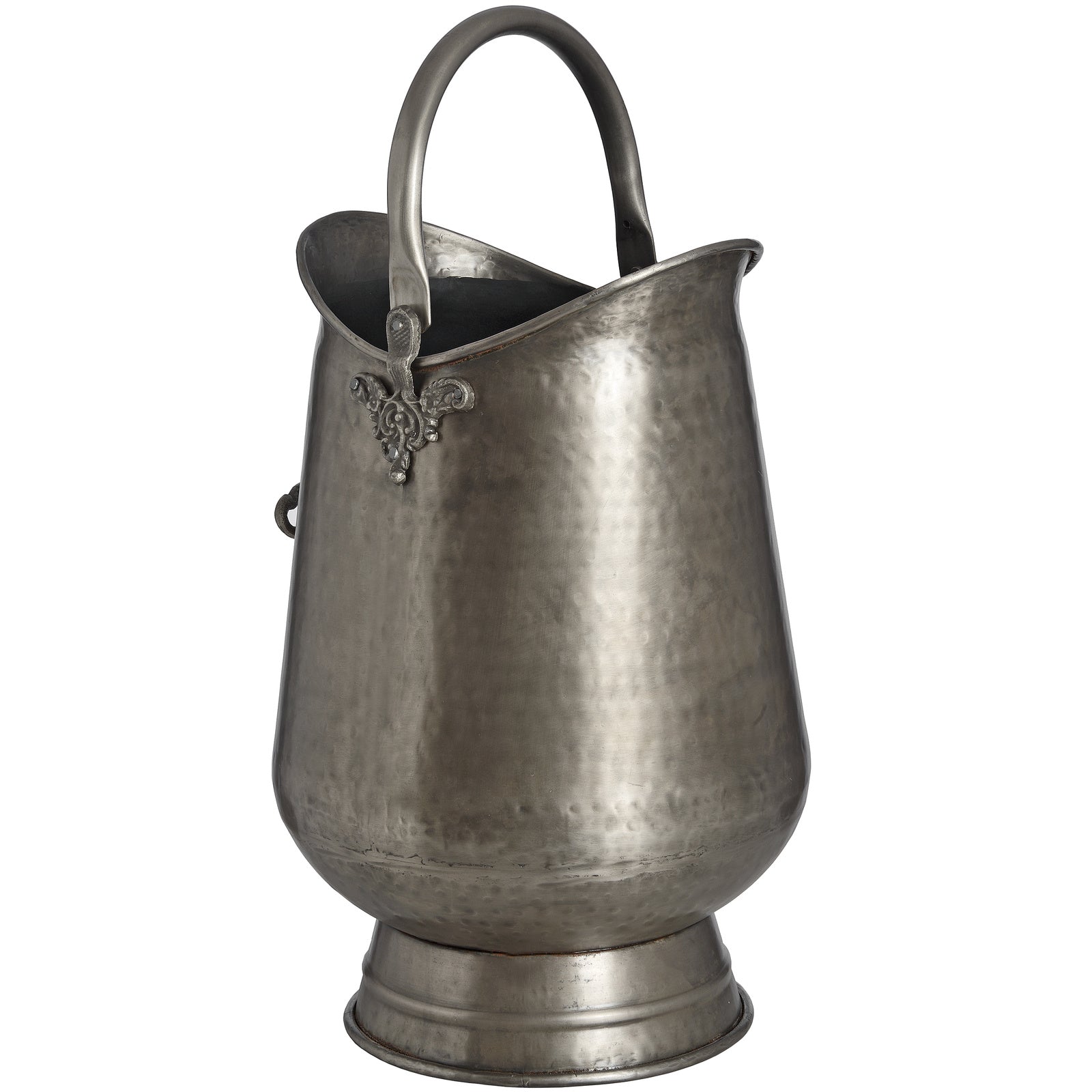 Antique Pewter Coal Bucket - image 3