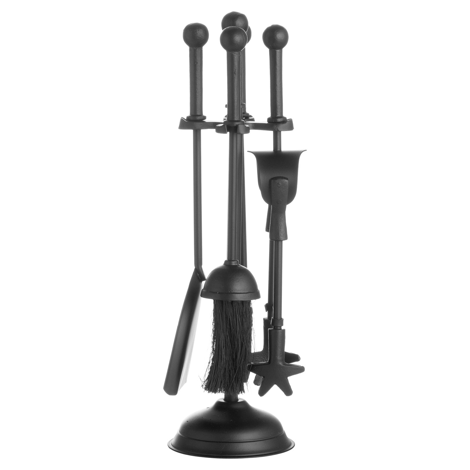 Ball Topped Companion Set In Black - image 3