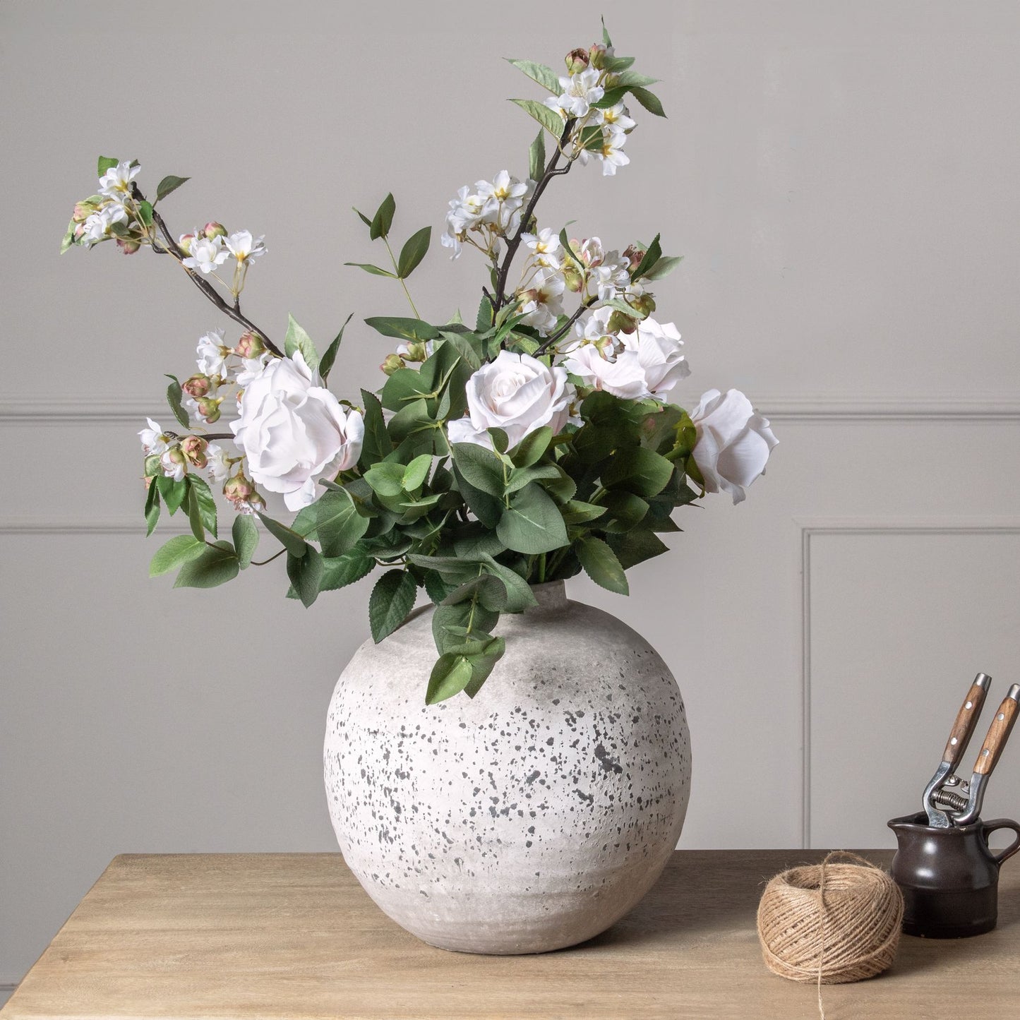 Tiber Stone Ceramic Vase - image 3