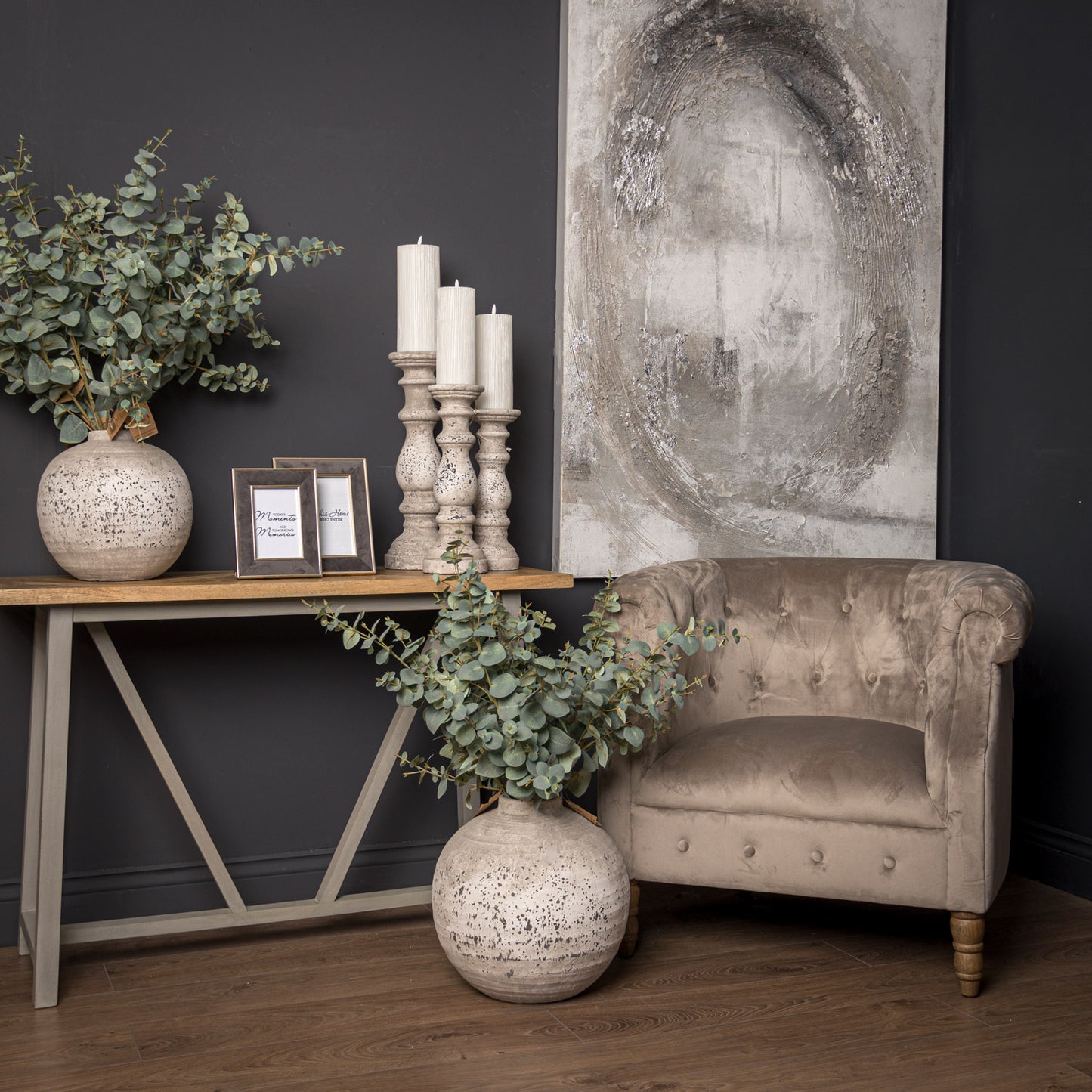 Tiber Large Stone Ceramic Vase - image 5