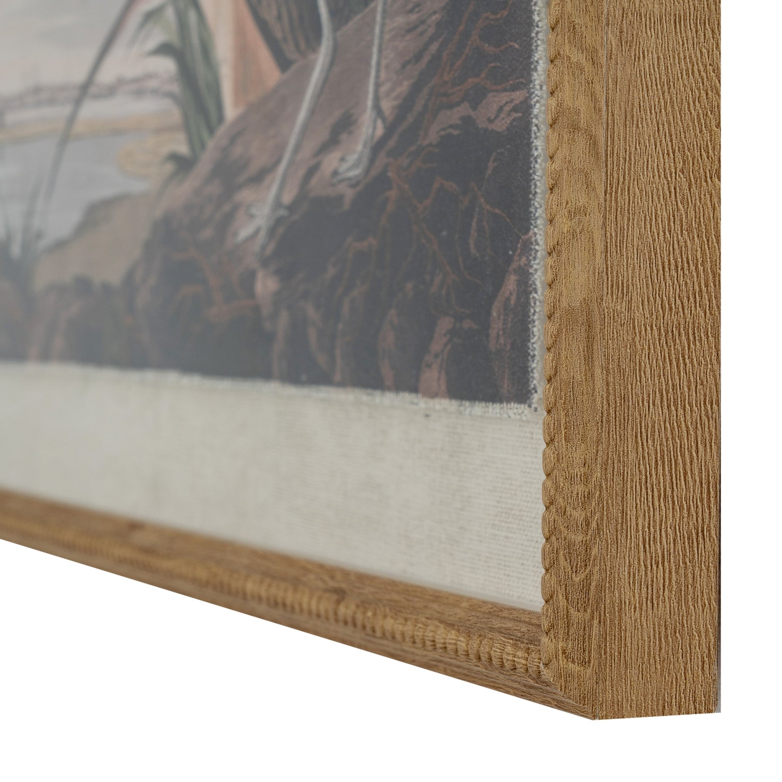 Flora & Fauna Collection Curlews On Linen In Beaded Frame - image 2