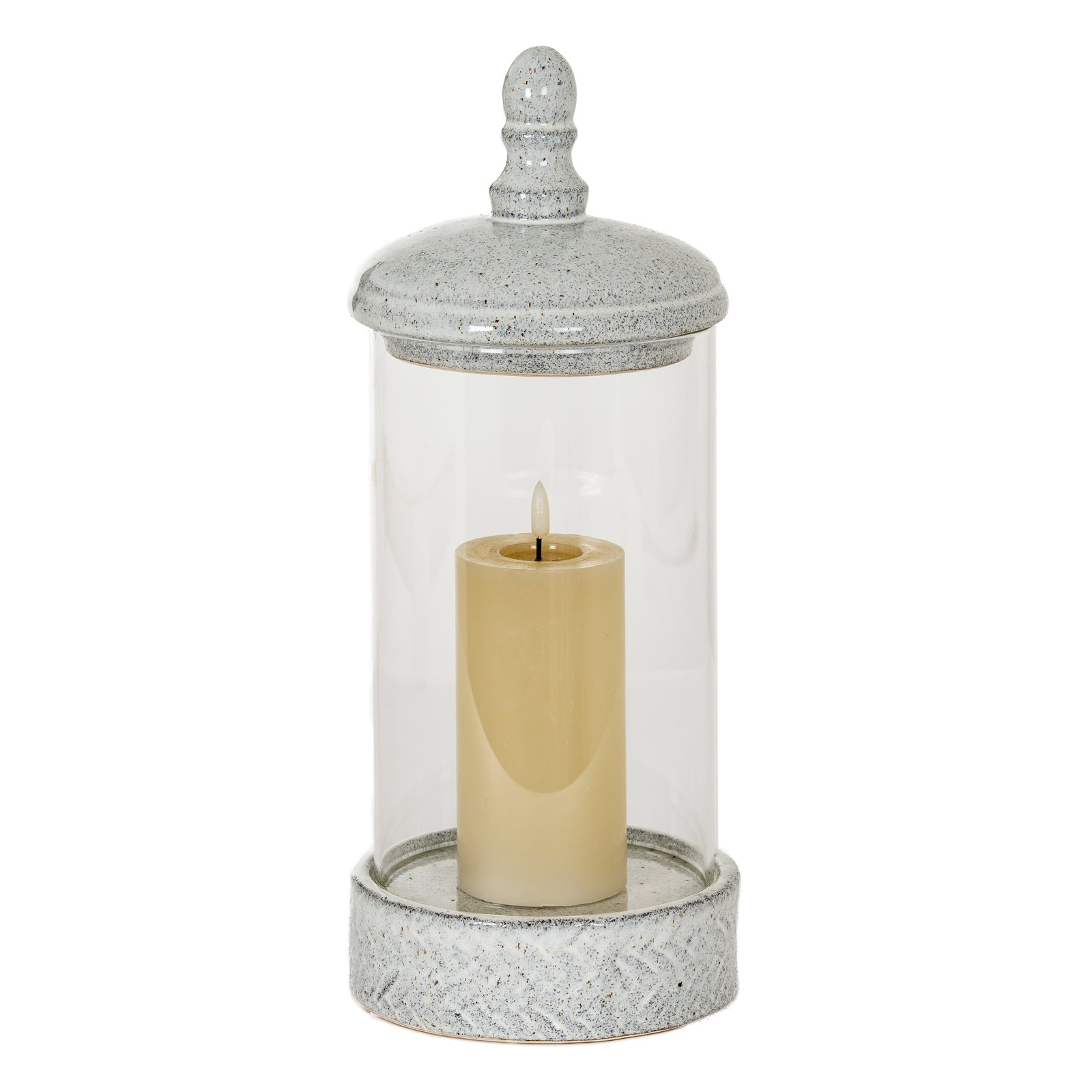 Sona Medium Hurricane Lantern With Lid - image 2