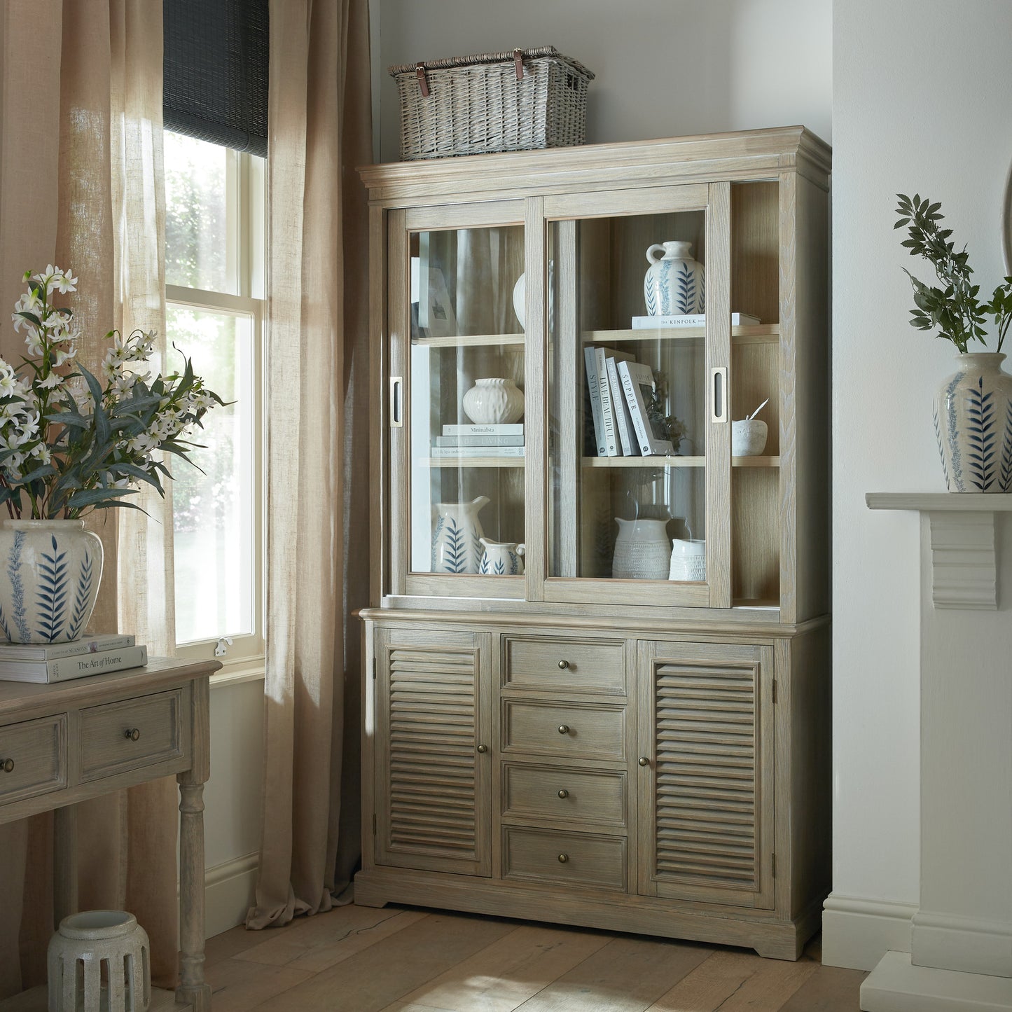 Delphine Collection Sliding Glass Dresser Top - image 2