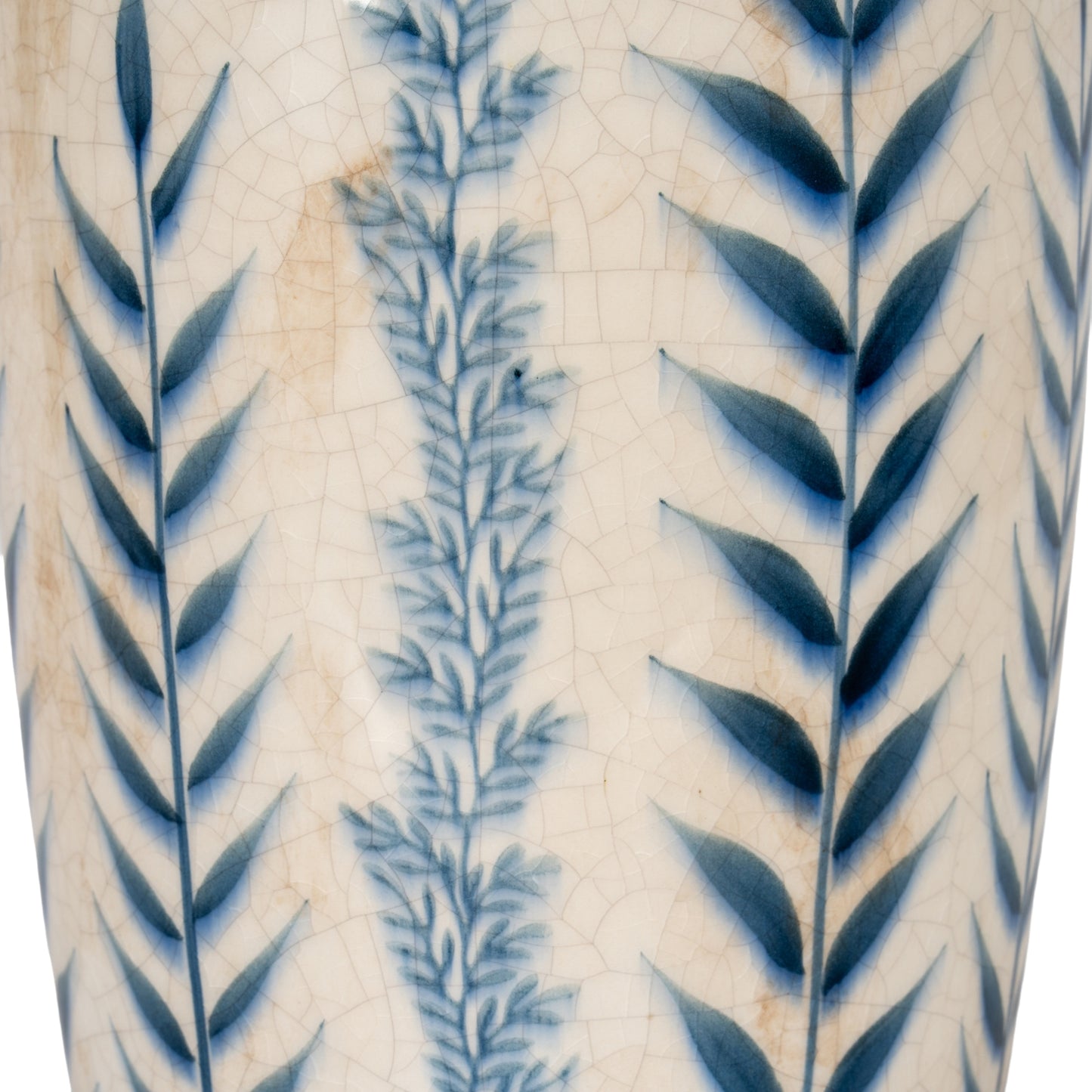 Large Blue Flora Tall Olpe Vase - image 3