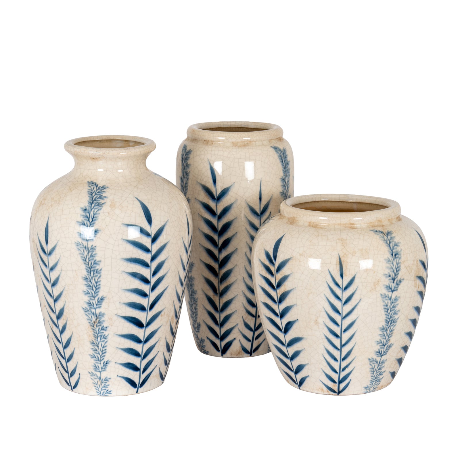 Classic Blue Flora Juniper Vase - image 5