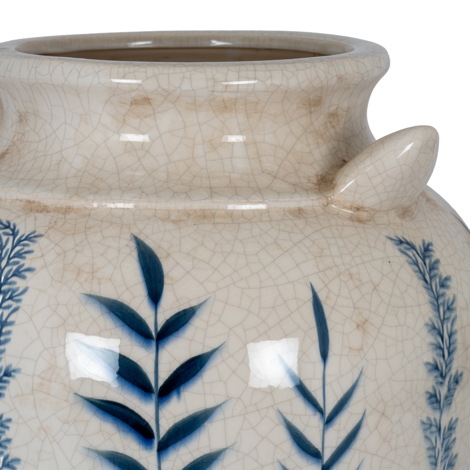 Blue Flora Amphora Vase - image 5