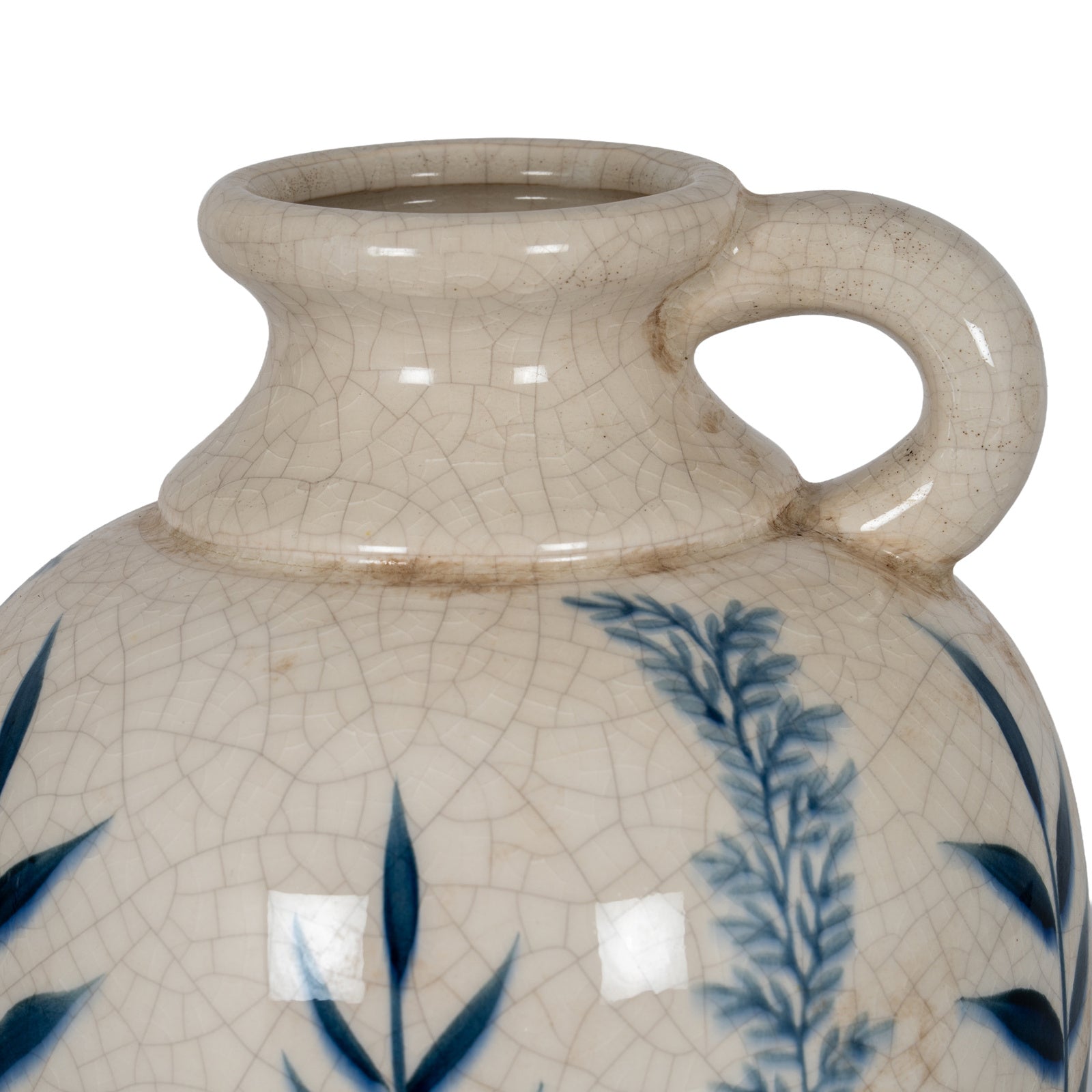 Blue Flora Amphora Jug Vase - image 3