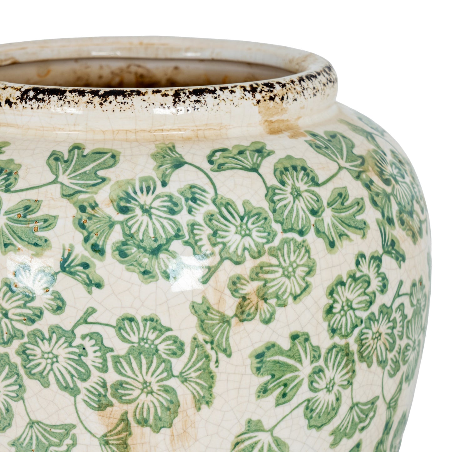 Small Green Clover Olpe Vase - image 2