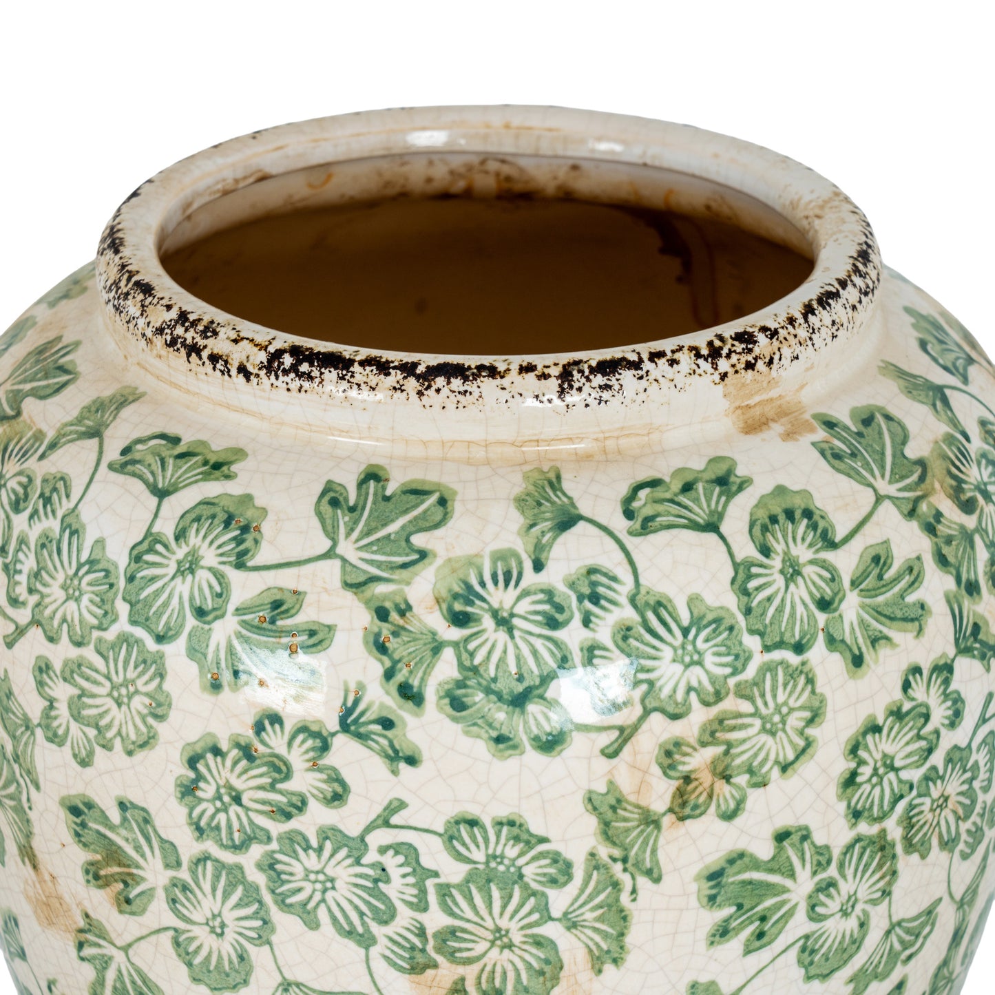 Small Green Clover Olpe Vase - image 3