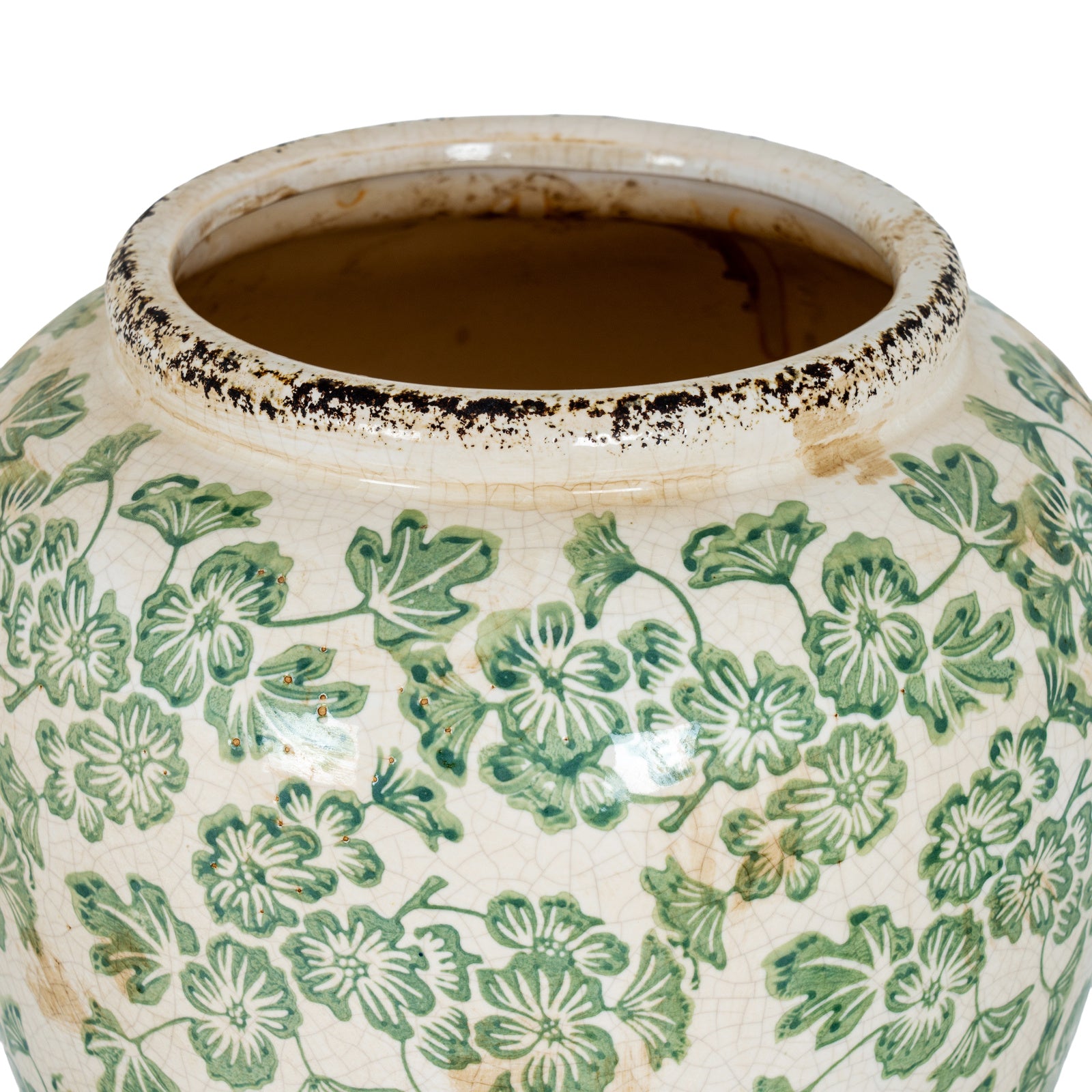 Small Green Clover Olpe Vase - image 3