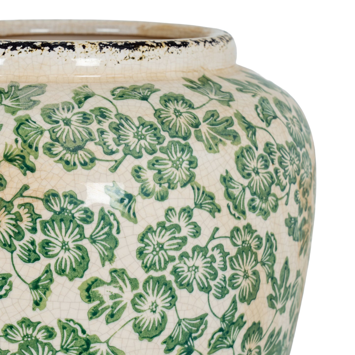 Large Green Clover Olpe Vase - image 2