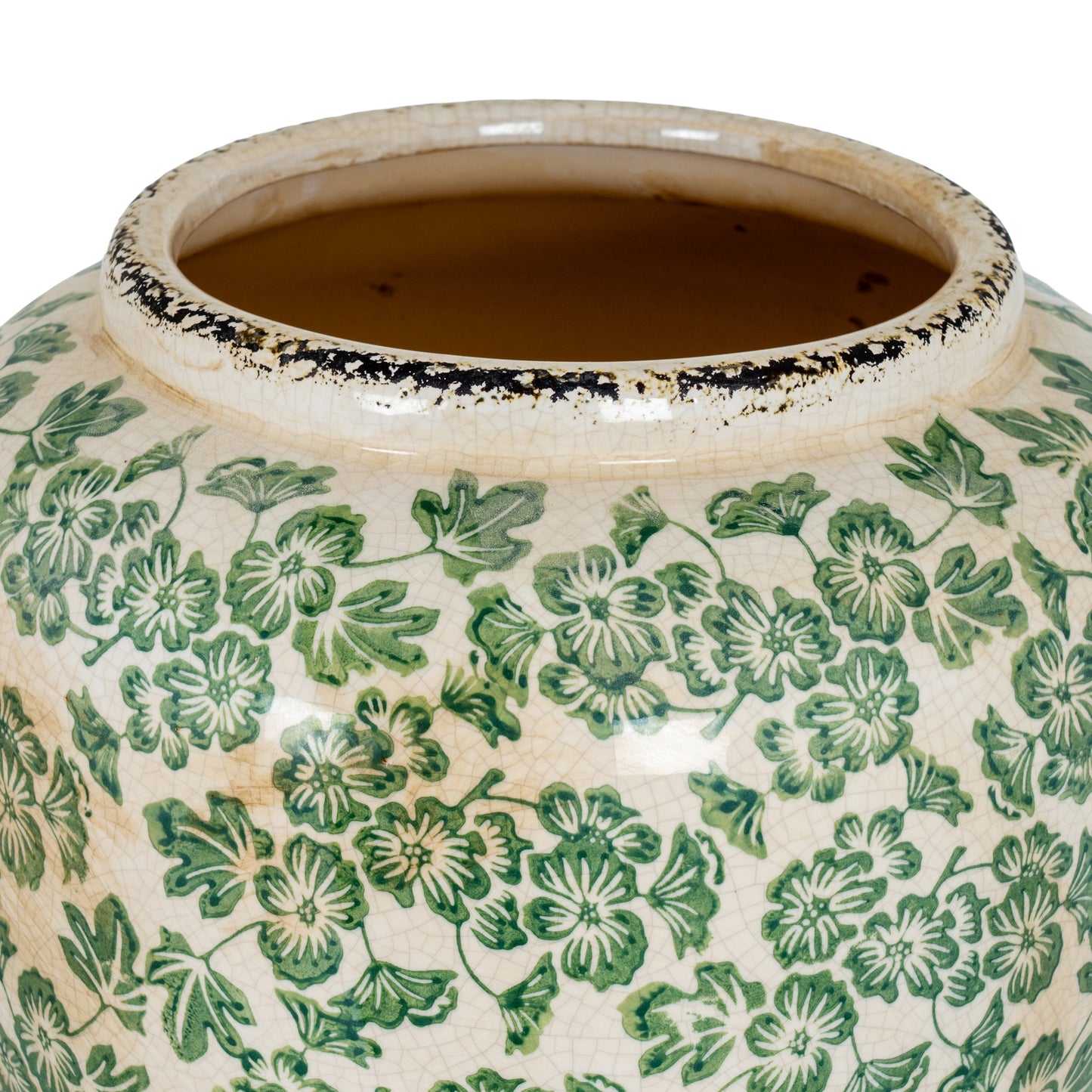 Large Green Clover Olpe Vase - image 3