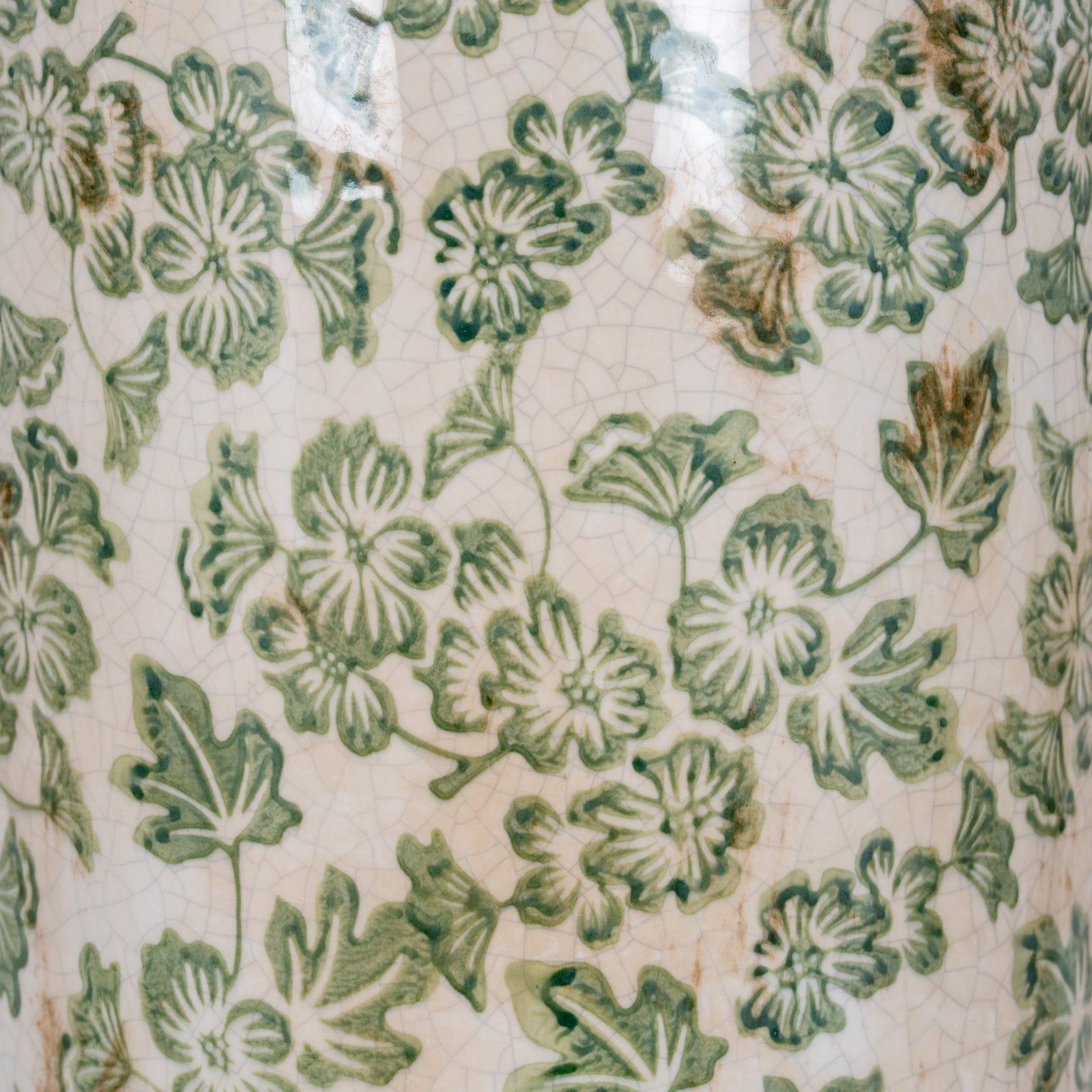 Large Green Clover Tall Olpe Vase - image 4